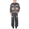COTTON FABRIC PANTS WITH GG INSERTS