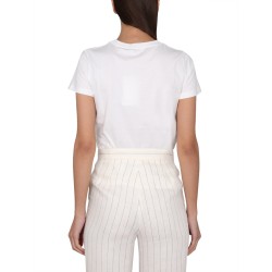 T-SHIRT WITH LOGO EMBROIDERY