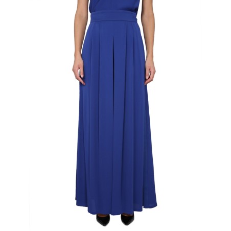 WIDE SILK TUXEDO PANTS