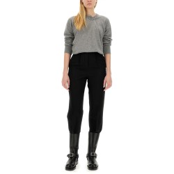 CASHMERE SWEATER WITH KILT PIN