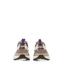 LEATHER AND MESH SNEAKER