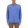 COTTON SHIRT WITH GUCCI EMBROIDERY