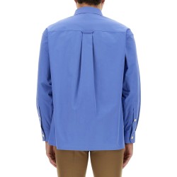 COTTON SHIRT WITH GUCCI EMBROIDERY