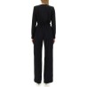 VISCOSE JUMPSUIT WITH BELT