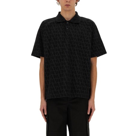 POLO SHIRT WITH ICONOGRAPHE TOILE PRINT