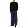 DENIM PANTS WITH GUCCI LABEL