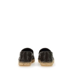 LEATHER ESPADRILLE