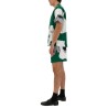 VALENTINO FLOWER PORTRAIT PRINT BERMUDA SHORTS