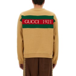 SWEATSHIRT WITH WEB RIBBON