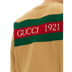 SWEATSHIRT WITH WEB RIBBON