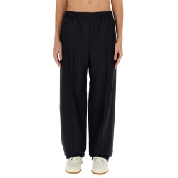 WOOL TWILL JOGGING PANTS
