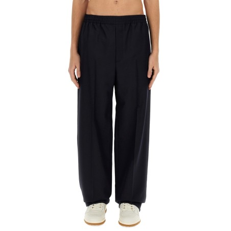 WOOL TWILL JOGGING PANTS