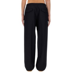 WOOL TWILL JOGGING PANTS