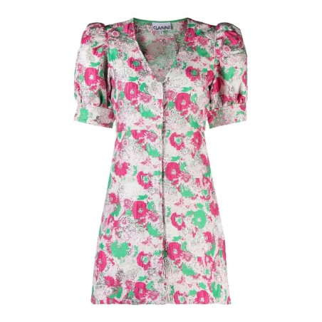 3D JACQUARD MINI DRESS
