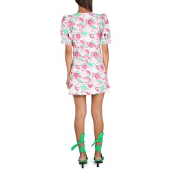3D JACQUARD MINI DRESS