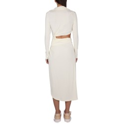 DRESS WITH RUFFLES