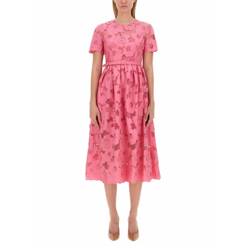 COTTON MIDI DRESS