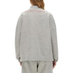ZIPPERED SWEATSHIRT "ANGEL"