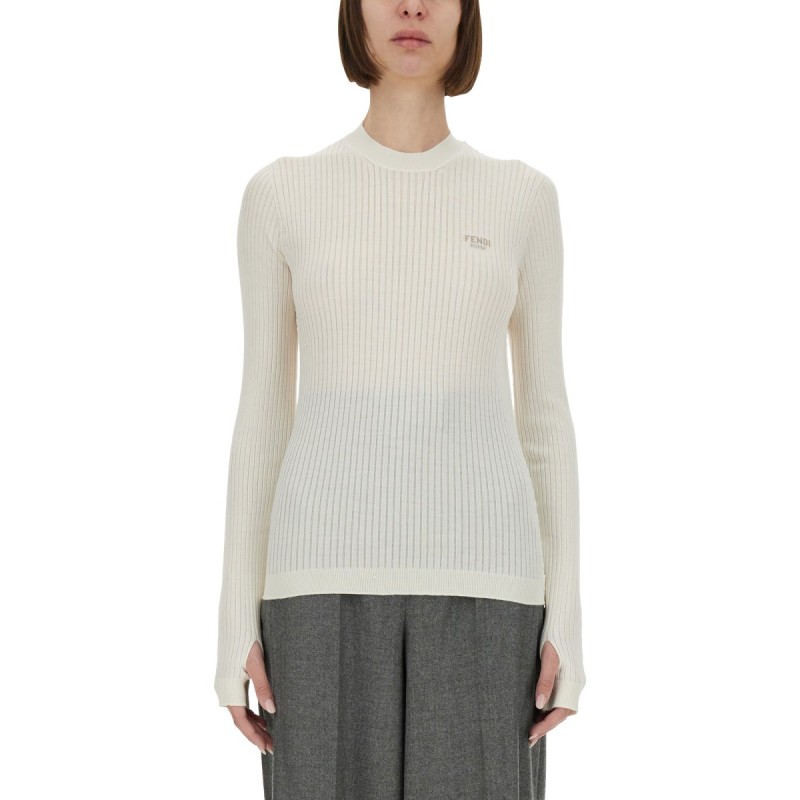 WOOL AND SILK SWEATER