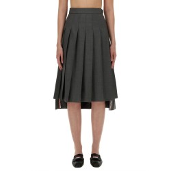 PLEATED MIDI SKIRT