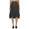 PLEATED MIDI SKIRT