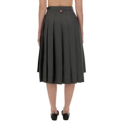 PLEATED MIDI SKIRT