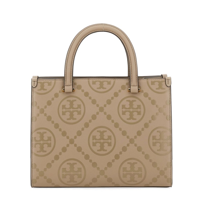 "T MONOGRAM" HANDBAG