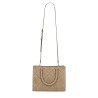 "T MONOGRAM" HANDBAG