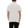 COTTON POLO SHIRT WITH V-EMBLEM