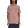COTTON PIQUE POLO SHIRT WITH DOUBLE STRIPE