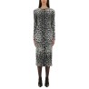 CHARMEUSE SHEATH LONGUETTE DRESS
