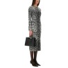 CHARMEUSE SHEATH LONGUETTE DRESS