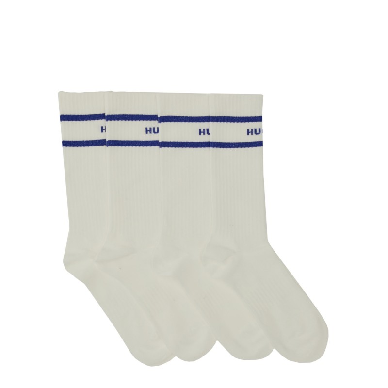 SET OF TWO SOCKS WITH LOGO