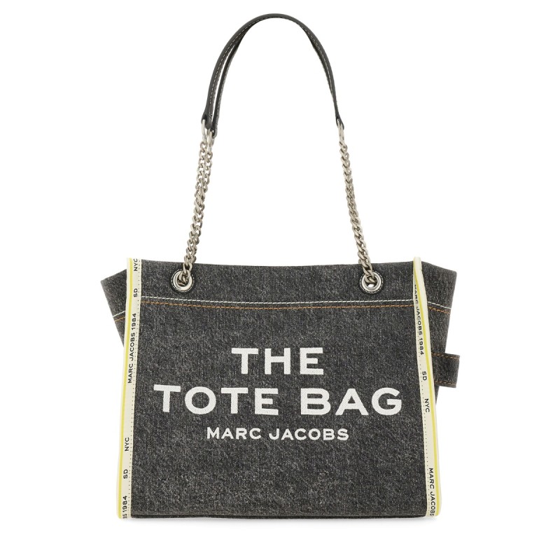 "THE DENIM CHAIN MEDIUM" TOTE BAG