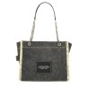 "THE DENIM CHAIN MEDIUM" TOTE BAG