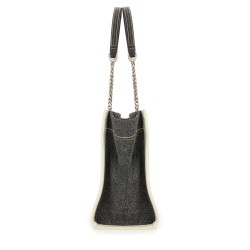 "THE DENIM CHAIN MEDIUM" TOTE BAG