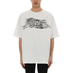 ZEBRA RHINESTONE LOGO T-SHIRT