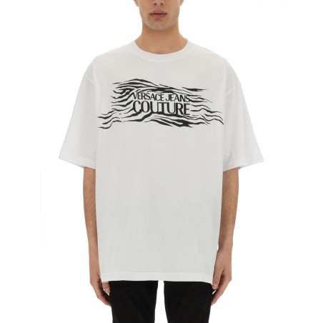 ZEBRA RHINESTONE LOGO T-SHIRT