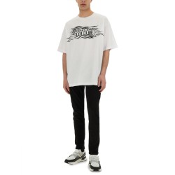 ZEBRA RHINESTONE LOGO T-SHIRT