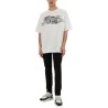 ZEBRA RHINESTONE LOGO T-SHIRT