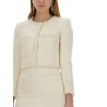 BOUCLE JACKET WITH PEARLS