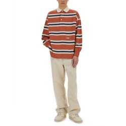 STRIPED RUGBY POLO SHIRT
