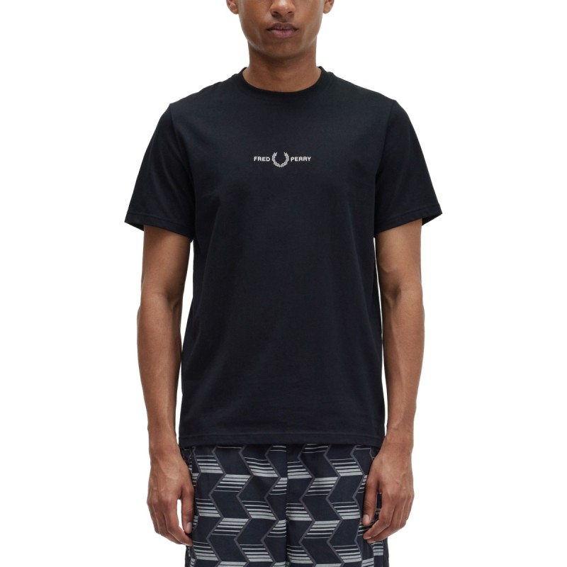T-SHIRT WITH LOGO EMBROIDERY