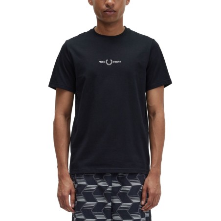 T-SHIRT WITH LOGO EMBROIDERY