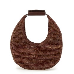 RAFFIA "MOON" BAG
