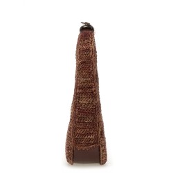 RAFFIA "MOON" BAG
