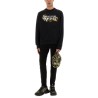 SWEATSHIRT WITH BAROQUE OUTLINE LOGO