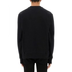 SWEATSHIRT WITH BAROQUE OUTLINE LOGO