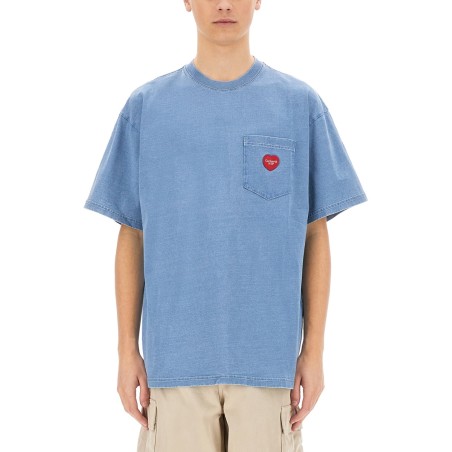T-SHIRT WITH POCKET AND LOGO