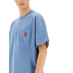 T-SHIRT WITH POCKET AND LOGO